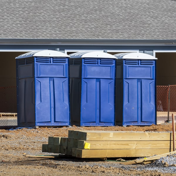 how often are the portable restrooms cleaned and serviced during a rental period in Sandpoint Idaho